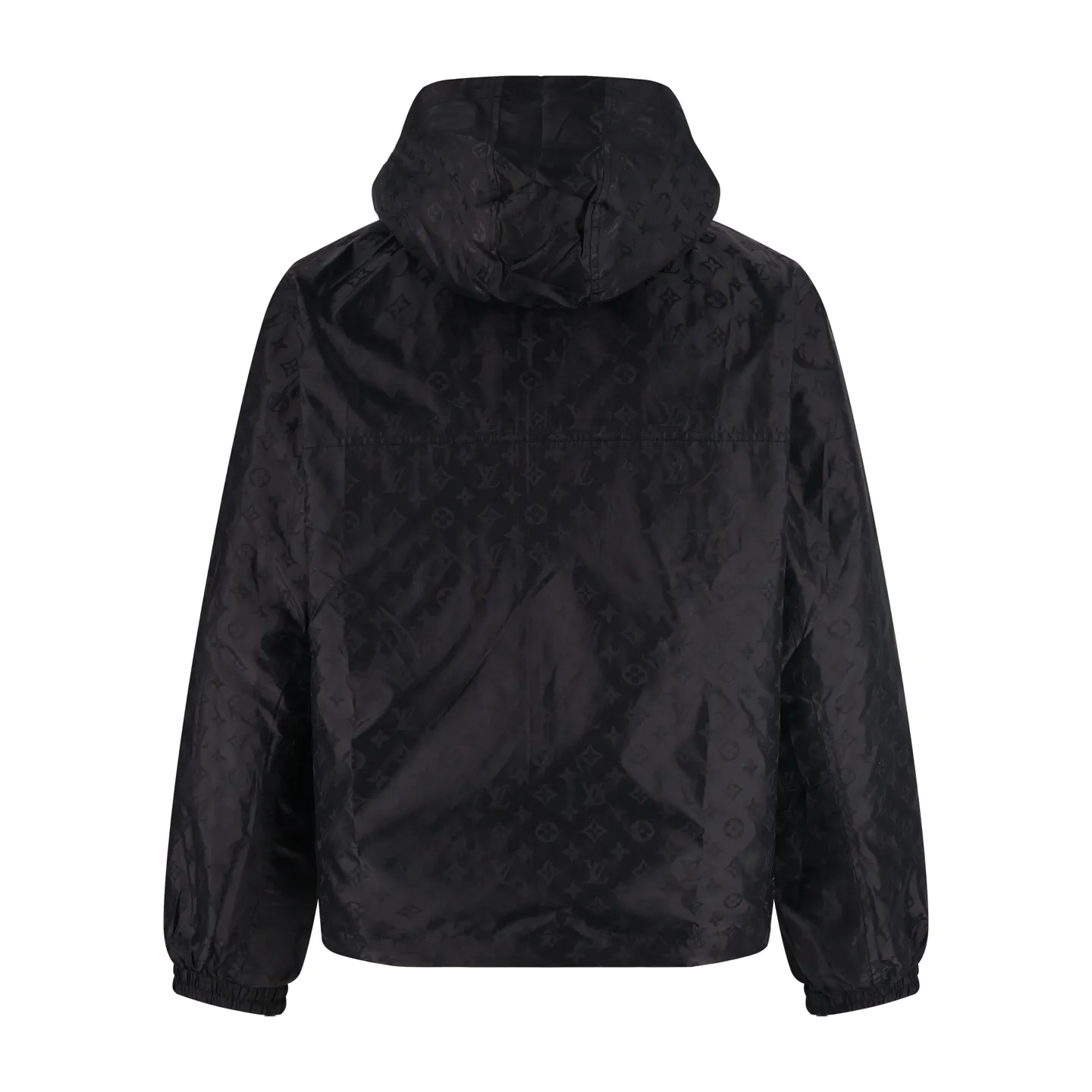 🅿️700 1v full-print double-sided windbreaker jacket (black). The original purchase was 22600. This fabric is custom-woven with 50D imported full-gloss nylon yarn jacquard machine with 0.2*0.2 plaid and original plate. 100 mercerized fabric is used inside, which is expensive. Jacquard alignment technology is used. There are 36 pieces of the whole garment. The sewing is very difficult. All hardware is fully molded and customized. All patterns in the garment are fully aligned. The inside uses very complicated back and forth stitching to completely match the original. Size:46-48-50-52
